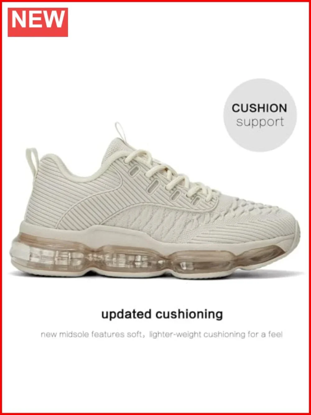 Women's Walking Running Shoes Air Cushion Breathable Athletic Sneakers